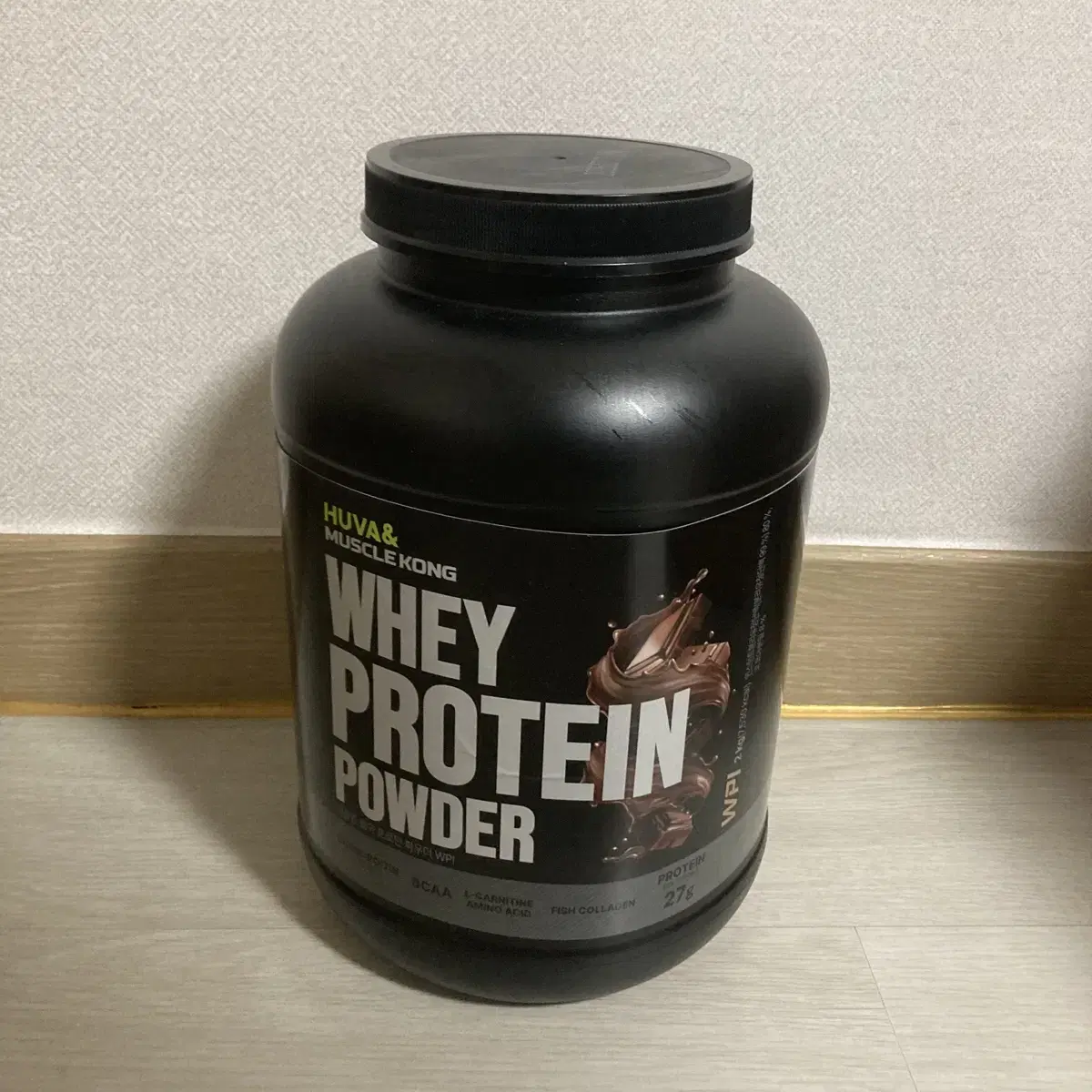 프로틴 단백질 휴바앤 머슬콩 WPI 초코 2kg